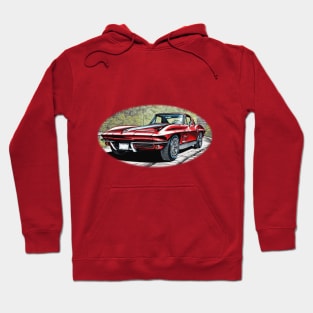 Lil' Red 63 Corvette Hoodie